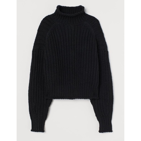 H&M Knit Turtleneck Sweater (Available in Black & Grey) - Picture 4 of 16